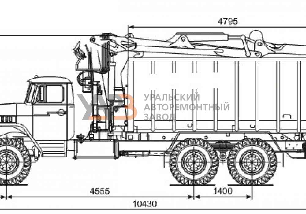 Урал 4320 рисунок